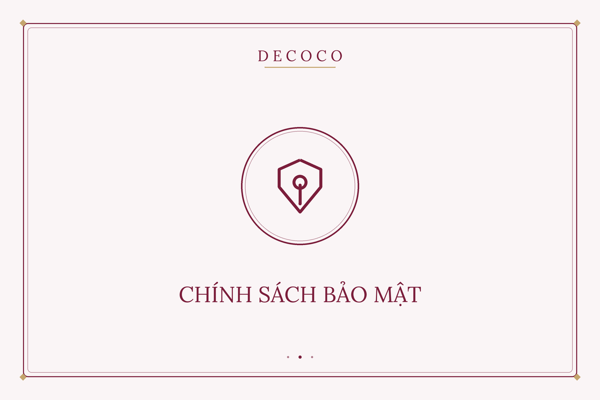 Chính sách bảo mật