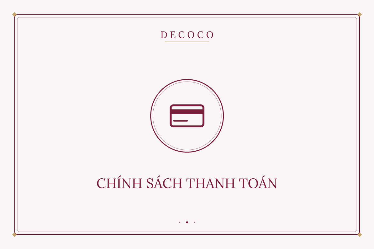 Chính sách thanh toán
