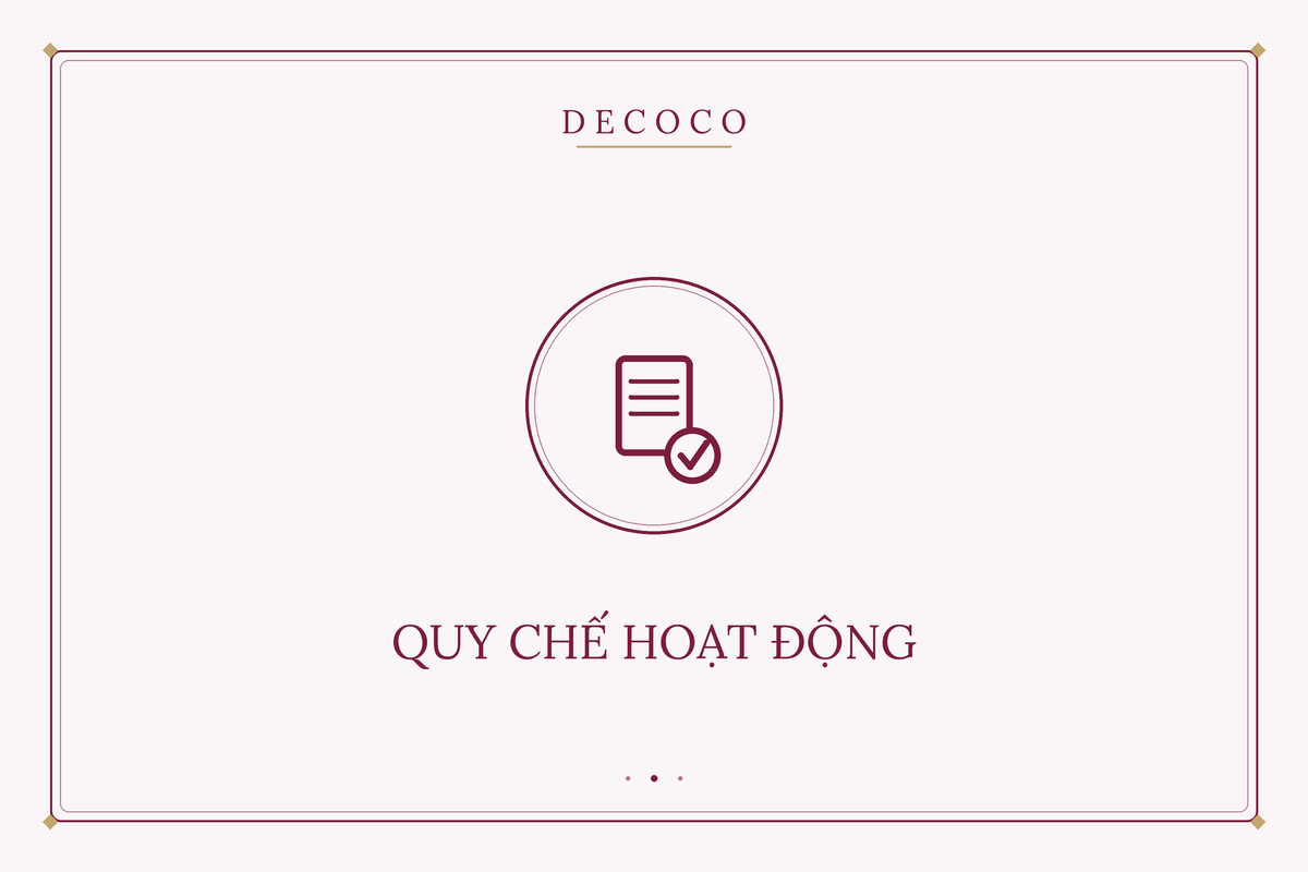 Quy chế hoạt động