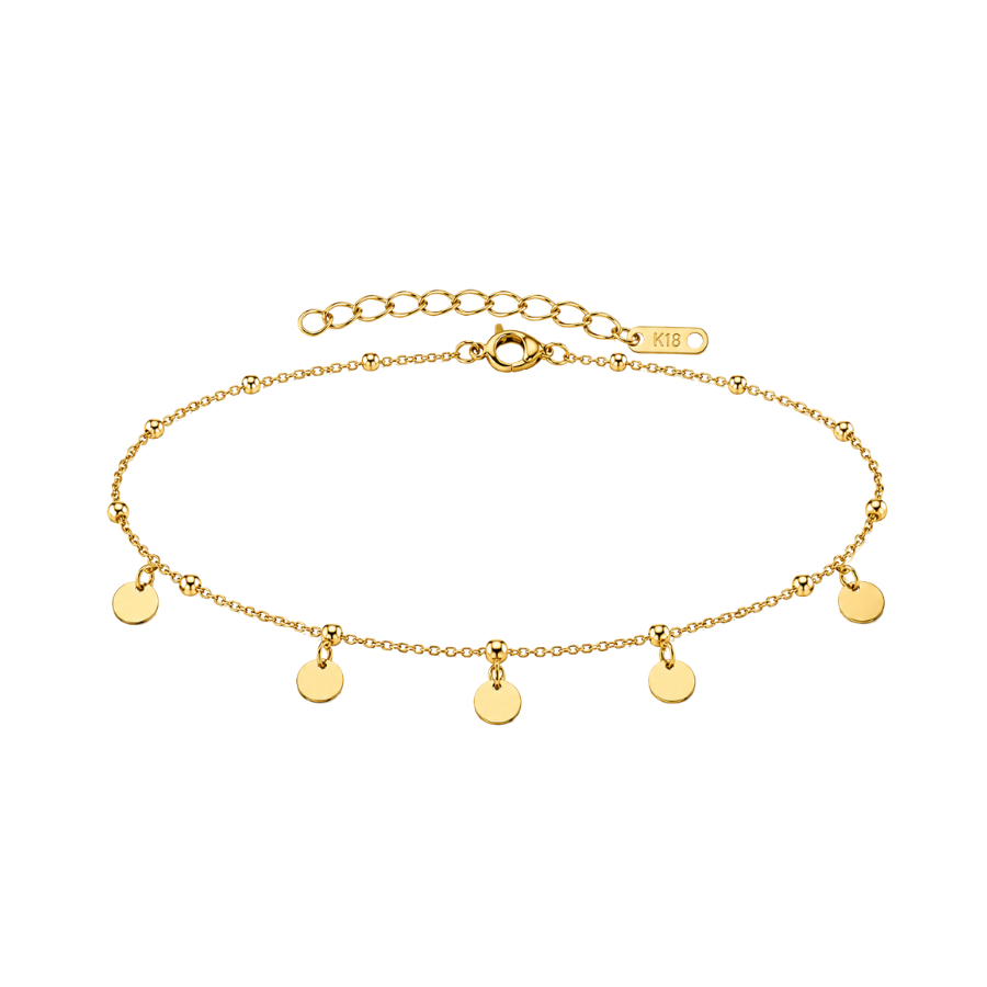 Lắc chân BELLY charm tròn