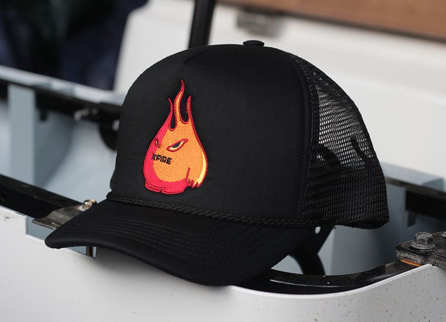 XFIRE BLACKOUT TRUCKER HAT - MASCOT01