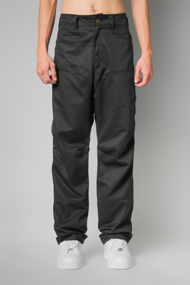 XF BACKTOSTREETZ KAKI PANTS IN BLACK