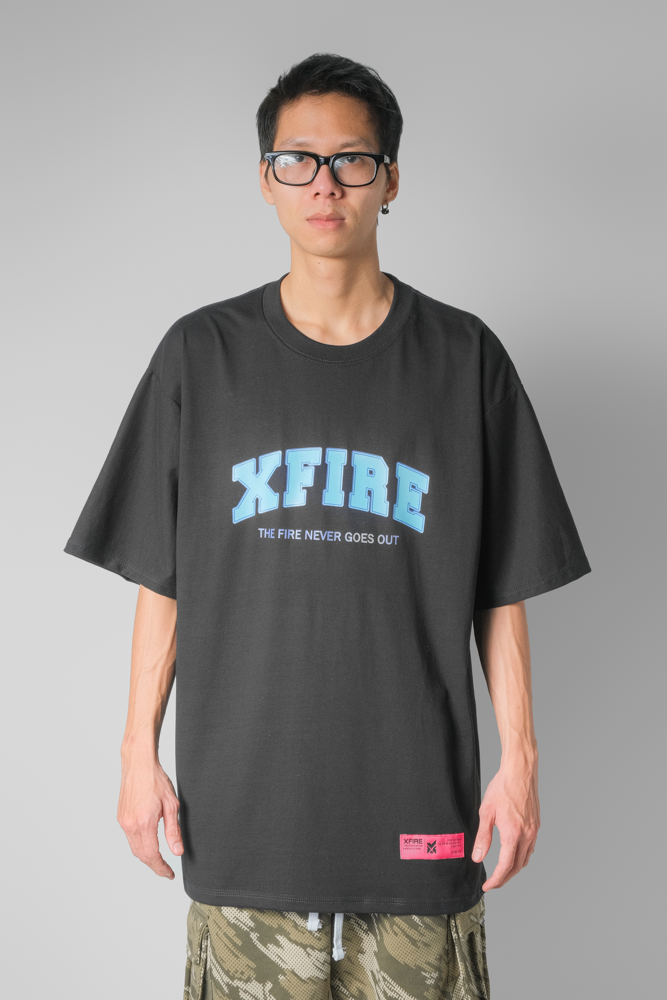 XFIRE GLD PRINTED TSHIRT IN BLACK - BL72302