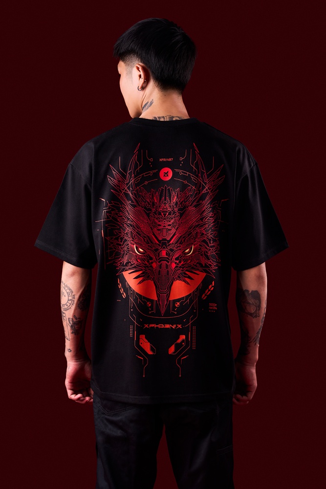 XFIRE XPHOENIX TSHIRT IN BLACK