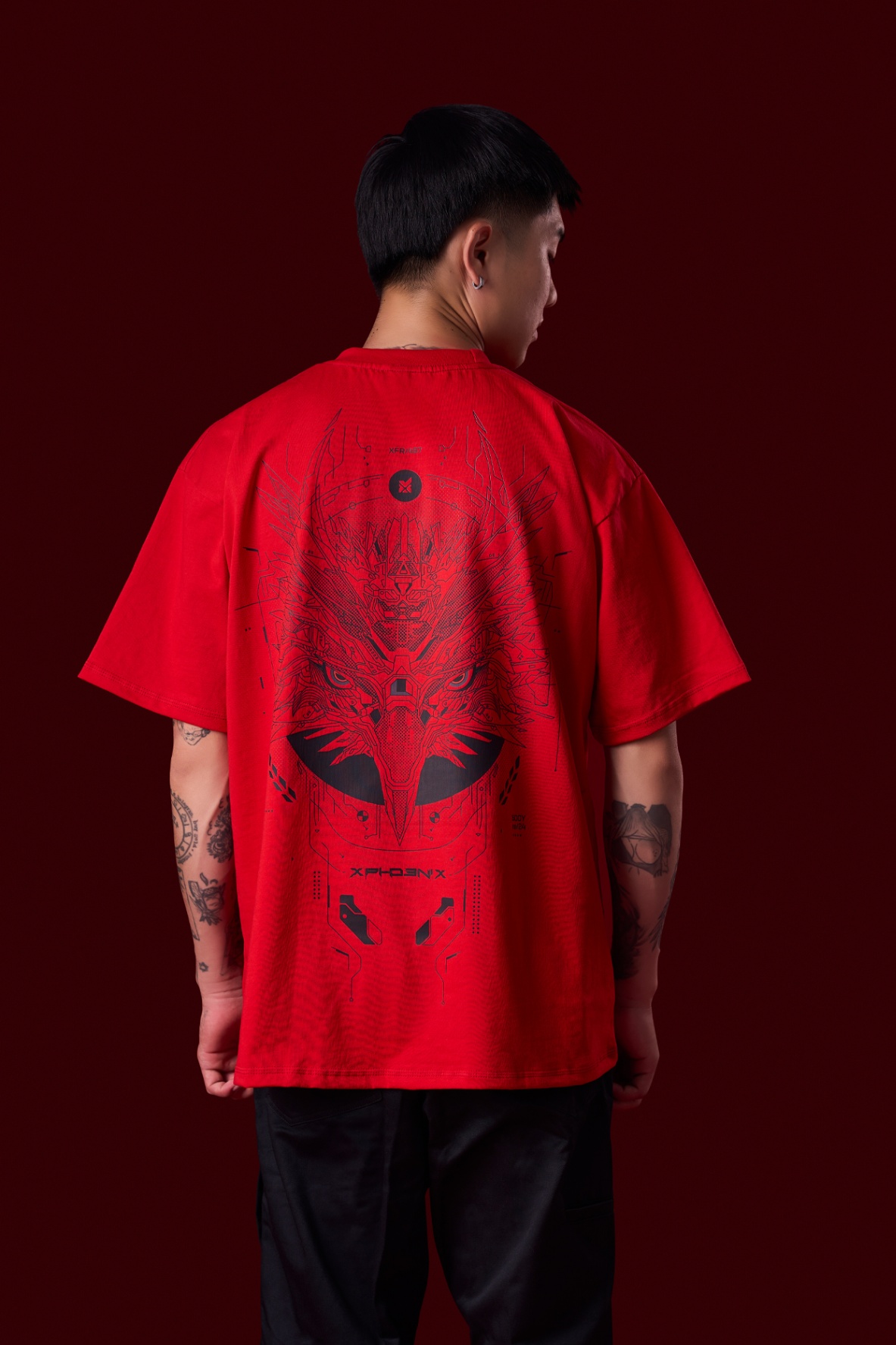 XFIRE XPHOENIX TSHIRT IN RED