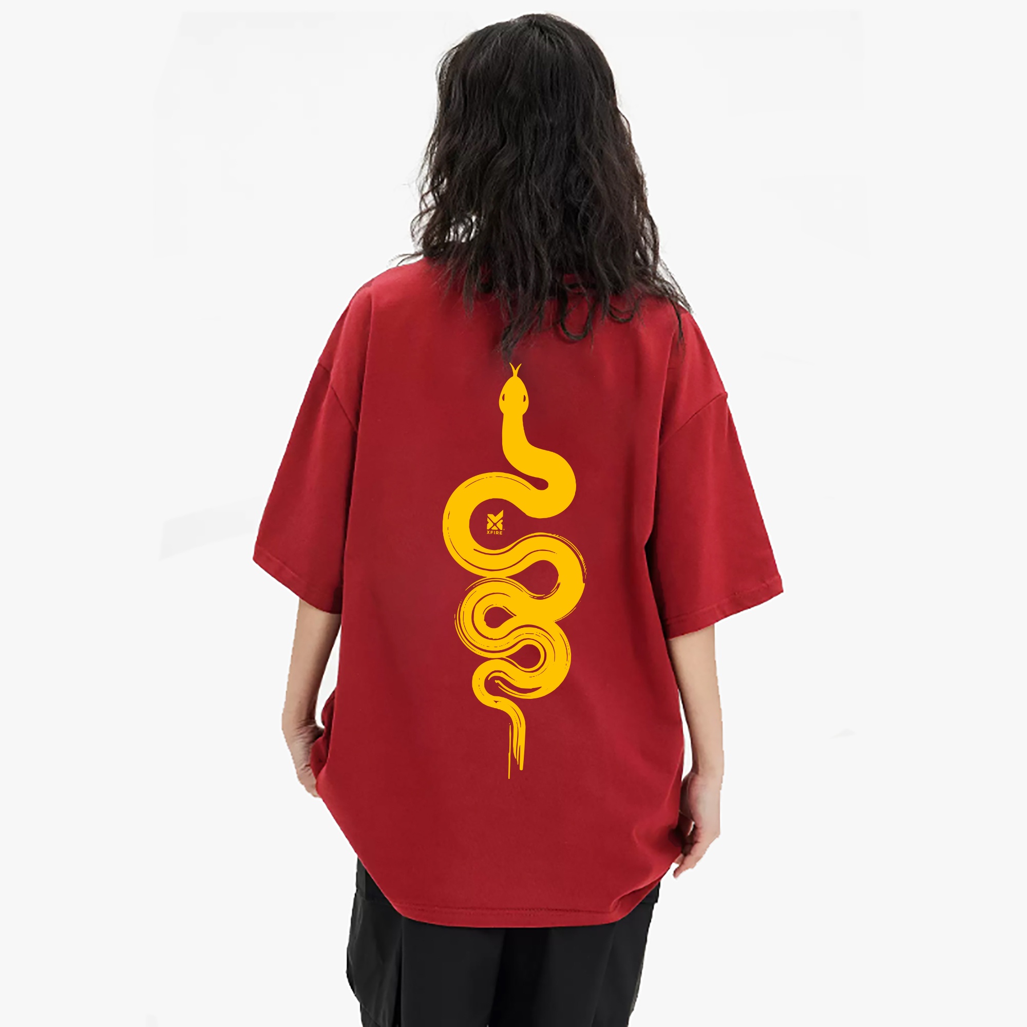 XFIRE YEAR SNAKE XSNAKE TSHIRT IN RED