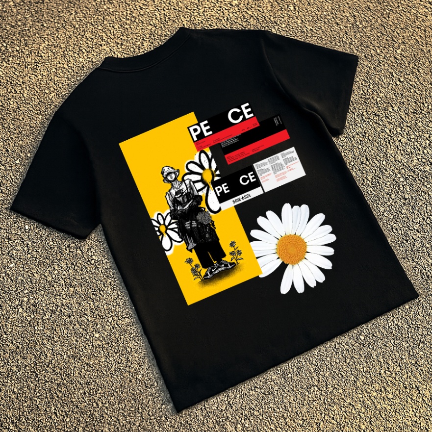 Áo Thun GD Gdragon, Áo Thun Peaceminusone 2 by Xfire Vietnam. Vải 100% Cotton, Oversized, 2 Chiều