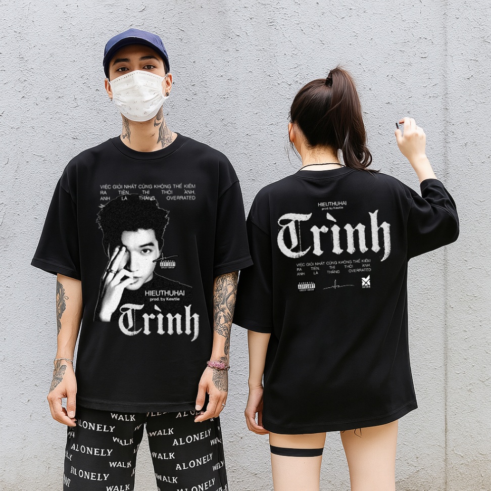 Áo Thun Unisex Trình Hiếu Thứ Hai Mẫu 2 | Xfire Vietnam. Form Rộng, Vải 100% Cotton, Nhiều Màu