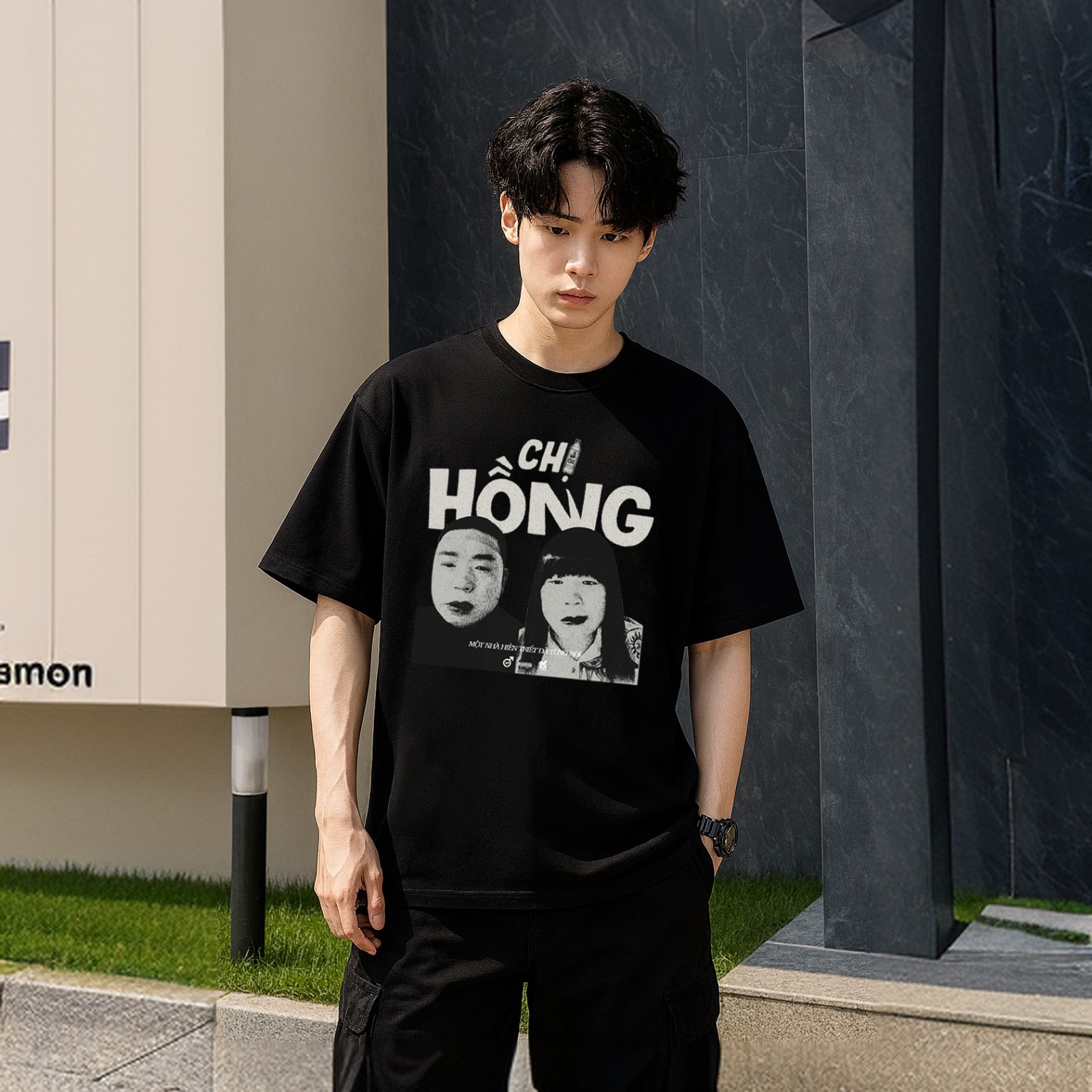 Áo Thun Unisex Hồng Tỷ, Chị Hồng, Quote Hài Gen Z Cực Lầy – Cotton 100% Form Rộng | Xfire Vietnam