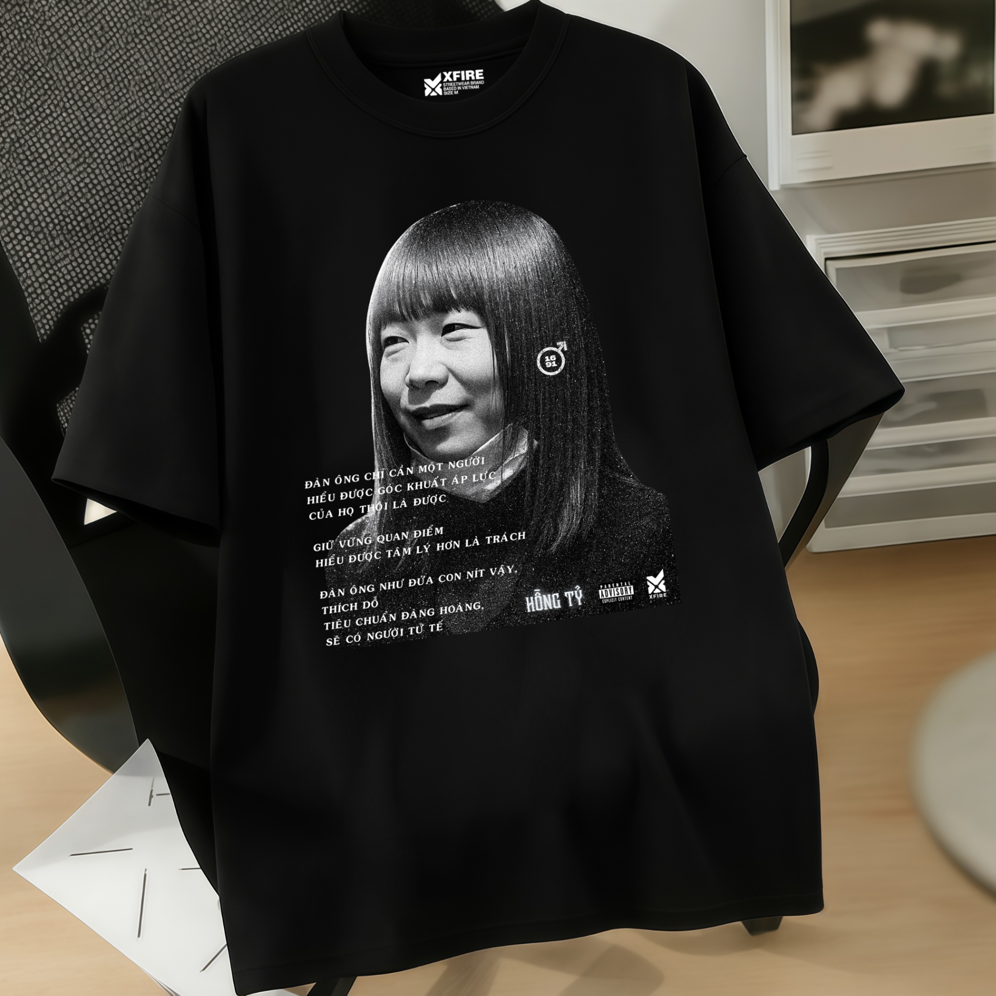 Áo Thun Hồng Tỷ, Chị Hồng, Quote, Câu Nói Gắt. Vải Cotton 100%, Form Oversized | Xfire Vietnam
