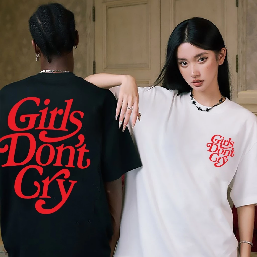 Áo Thun Boxy / Oversized In Chữ Girls Don't Cry ATT10042502 100% Cotton Form Boxy Nhiều Màu