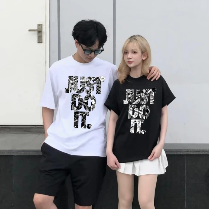 Áo Thun Oversized In Chữ 