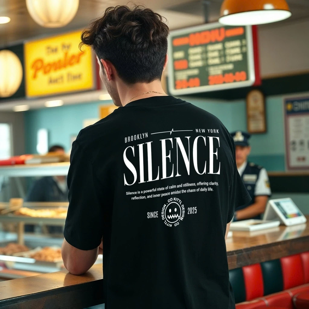 Áo Thun Boxy Silence ATT05042502 - 100% Cotton, Nhiều Màu