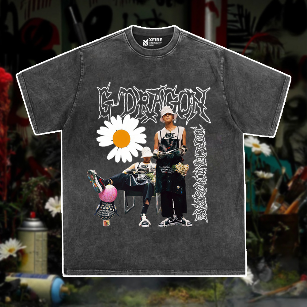 Áo Thun GD Gdragon Peaceminusone CD By Xfire Vietnam. Vải 100% Cotton, 2 chiều, nhiều màu