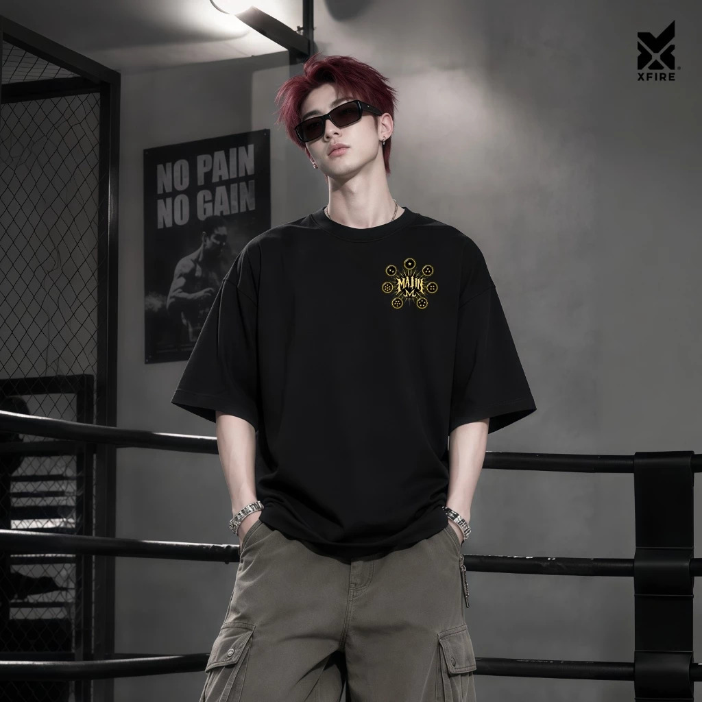 Áo Thun Majin Buu Ma Bư Dragon Ball Xfire Vietnam Vải Cotton 235gsm Form Oversized Unisex Nam Nữ