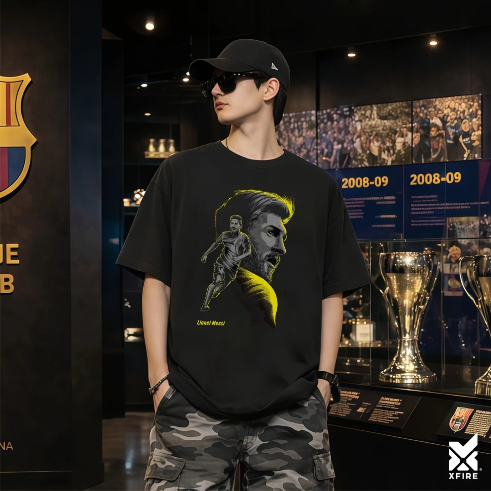 Áo Thun Messi 01 Tay Ngắn ATT19022501. 100% Cotton, Oversized, Nhiều Màu
