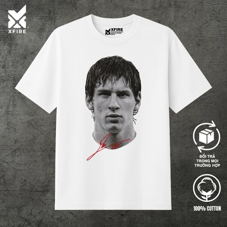 Áo Thun Messi Oversized 100% Cotton 235GSM Form Rộng Unisex Streetwear Local Brand Xfire Vietnam