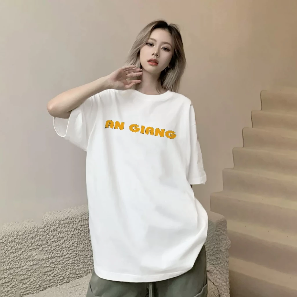 Áo Thun Oversized An Giang Phông Rộng Tay Lỡ Nam Nữ Unisex Cotton thoáng mát du lịch checkin
