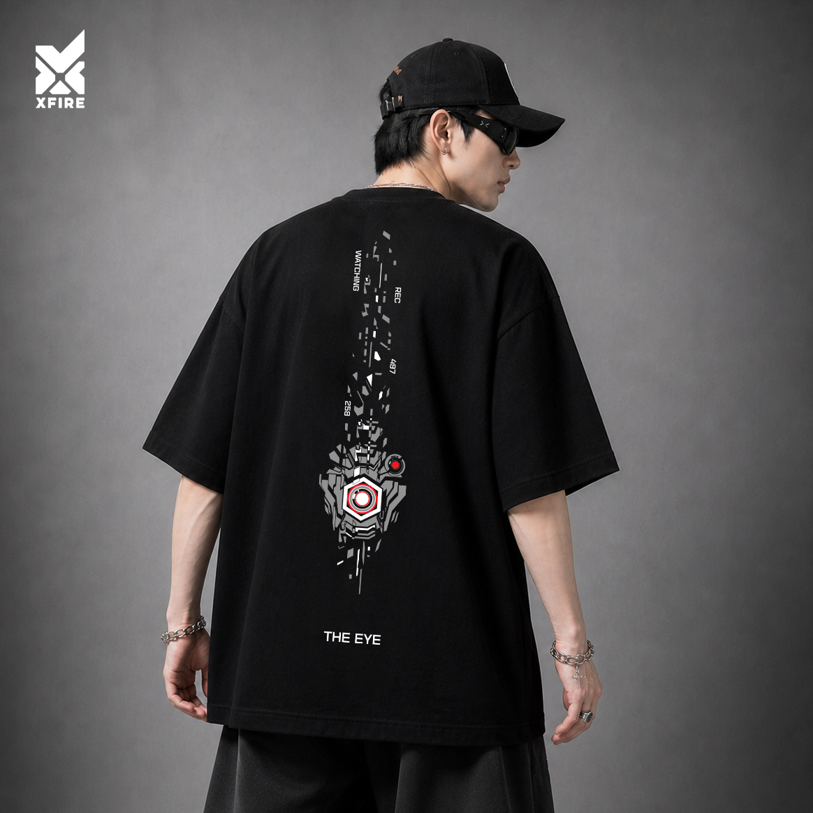 XFIRE THE EYE TSHIRT IN BLACK