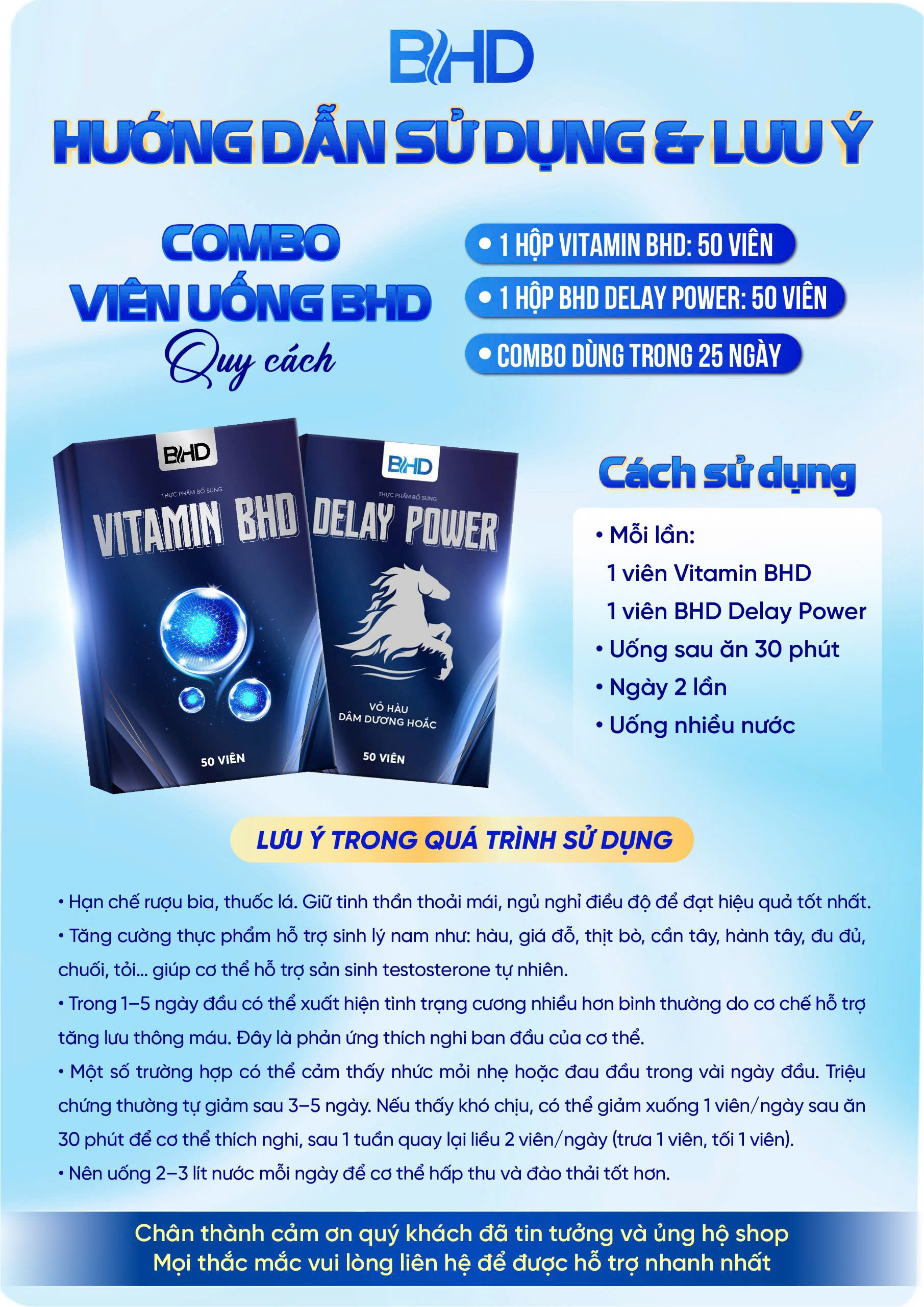 Bổ Hoàn Dương Plus ( Vitamin BHD) – Mua 1 Tặng 1 Chính Hãng