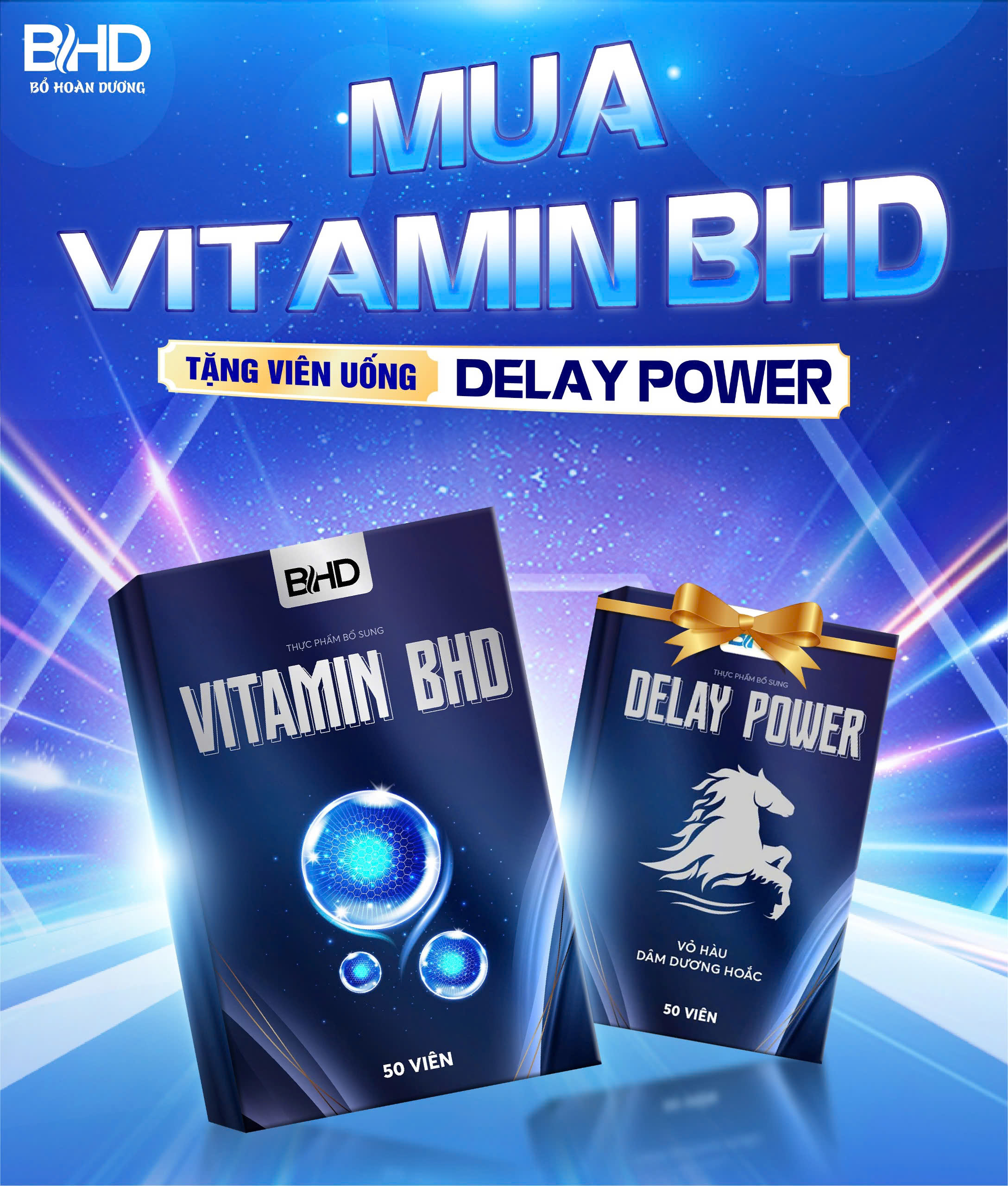 Bổ Hoàn Dương Plus ( Vitamin BHD) – Mua 1 Tặng 1 Chính Hãng
