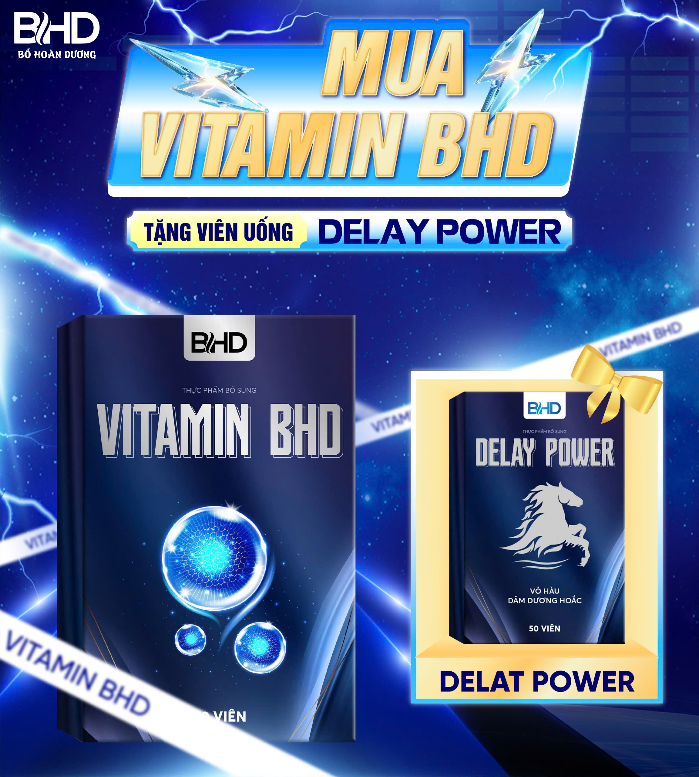 Bổ Hoàn Dương Plus ( Vitamin BHD) – Mua 1 Tặng 1 Chính Hãng