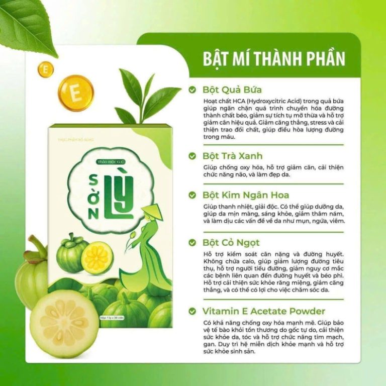 Giảm Cân Sờn Lỳ Tiến Hạnh - Hộp 30 Viên