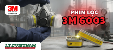 Phin lọc 3M 6003: Bảo vệ chống hơi hữu cơ và khí acid
