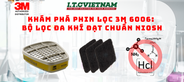 Khám Phá Phin Lọc 3M 6006: Bộ Lọc Đa Khí Đạt Chuẩn NIOSH