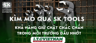 Kìm Mỏ Quạ SK Tools Chống Trượt Dầu Nhớt