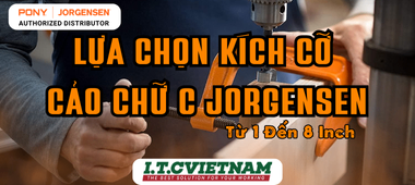 Lựa Chọn Kích Cỡ Cảo Chữ C Jorgensen 1 Đến 8 Inch