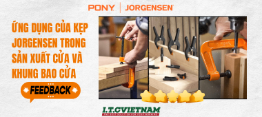 Ứng Dụng Kẹp Jorgensen Trong Sản Xuất Cửa
