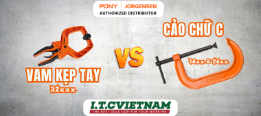 So sánh ứng dụng Kẹp tay và Cảo chữ C Jorgensen