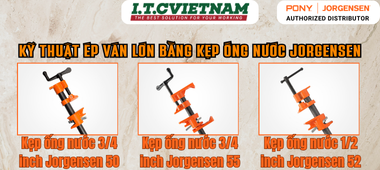 Kỹ thuật ép ván lớn bằng kẹp ống nước Jorgensen
