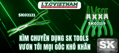 Kìm chuyên dụng SK Tools – Vươn tới mọi góc khó khăn