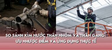 So sánh kìm nước thân nhôm và thân gang