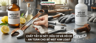 Chất tẩy gỉ sét hữu cơ và vô cơ: Lựa chọn nào an toàn cho kim loại?