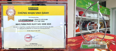 I.T.C VIỆT NAM ĐƯỢC VINH DANH NHÀ PHÂN PHỐI XUẤT SẮC NĂM 2025 CỦA KÄRCHER