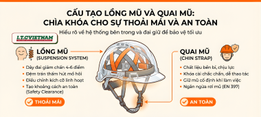 Cấu tạo lồng mũ và quai mũ: Bí quyết an toàn và thoải mái