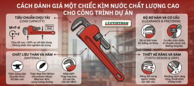 Cách đánh giá kìm nước chất lượng cao cho công trình dự án