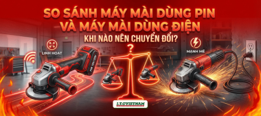 So Sánh Máy Mài Pin Và Điện: Khi Nào Nên Chuyển Đổi?