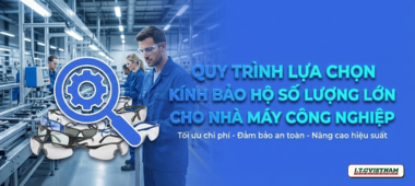 Quy trình chọn kính bảo hộ số lượng lớn cho nhà máy công nghiệp