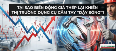 Biến động giá thép 2026 và giá dụng cụ cầm tay