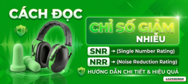 Cách đọc chỉ số SNR và NRR trên thiết bị bảo vệ tai