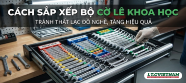 Cách sắp xếp bộ cờ lê khoa học tránh thất lạc đồ nghề