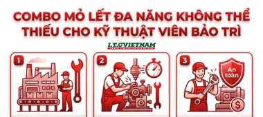 Combo mỏ lết đa năng cho kỹ thuật viên bảo trì nhà máy