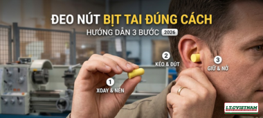 Hướng dẫn đeo nút bịt tai chống ồn đúng cách 2026