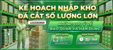 Kế hoạch lưu kho đá cắt hiệu quả cho đối tác thương mại