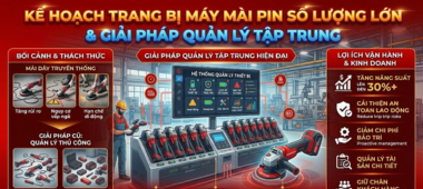 Kế hoạch trang bị máy mài pin số lượng lớn cho nhà máy