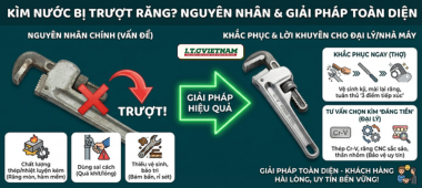 Kìm nước bị trượt răng: Nguyên nhân và cách khắc phục